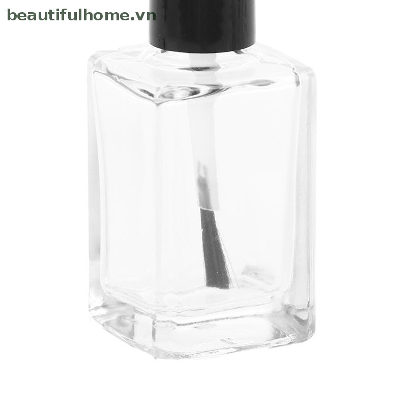 Lọ Thủy Tinh Rỗng Trong Suốt Đựng Gel Sơn Móng Tay Có Thể Đổ Đầy