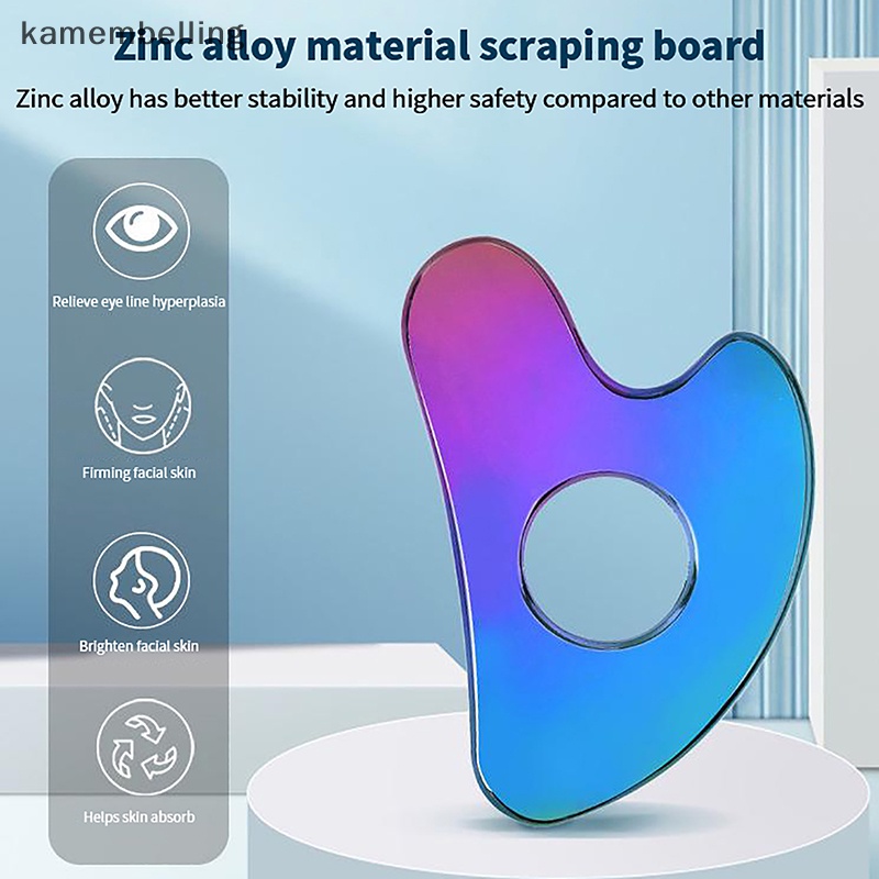 Dụng Cụ Mát Xa Gua Sha Bằng Kim Loại Tiện Dụng Cho SPA EN