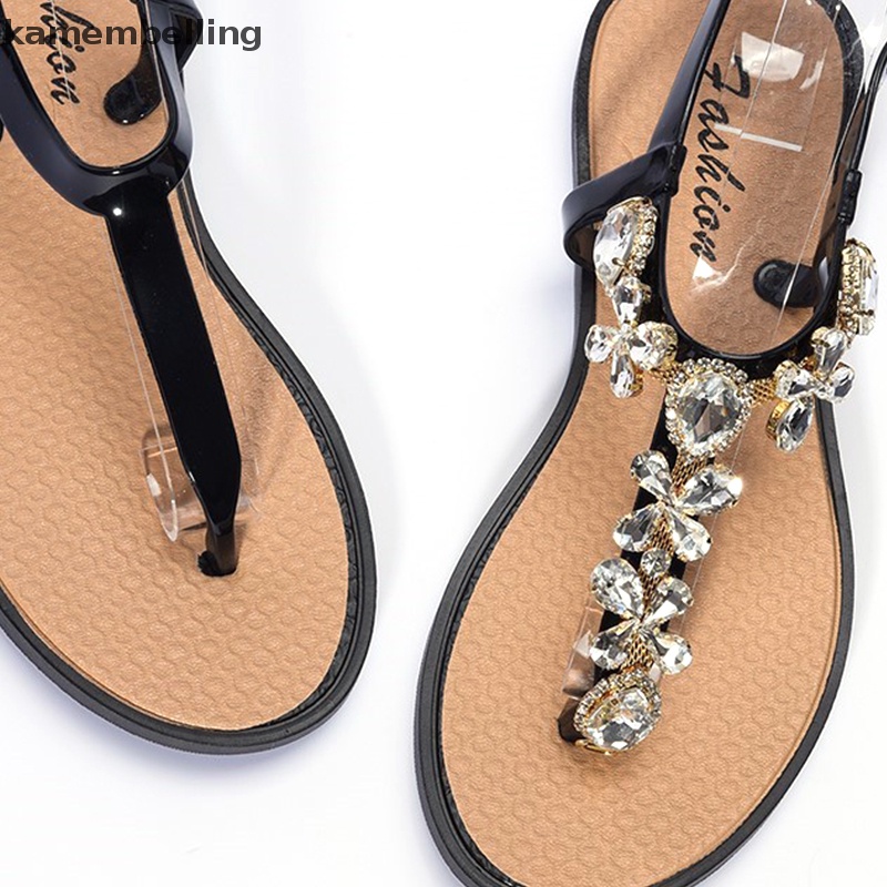 Kamembelling 1 Phụ Kiện Khóa Giày Bikini Đính Đá Kim Cương Giả Màu Vàng / Bạc DIY