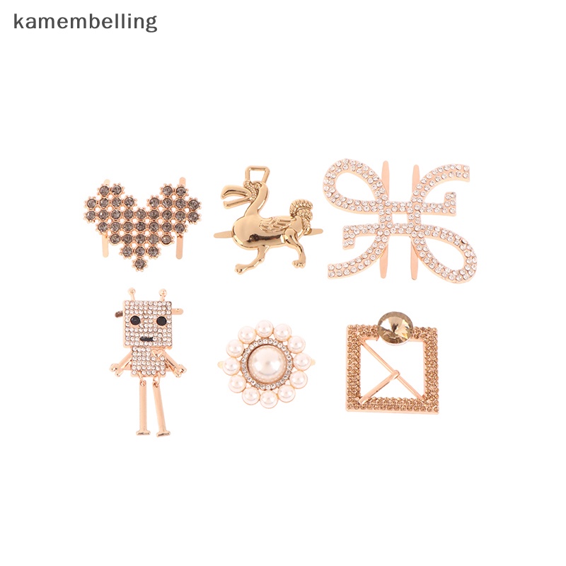 1 Cặp Phụ Kiện Kẹp Giày Cao Gót Đính Đá Cho Cô Dâu