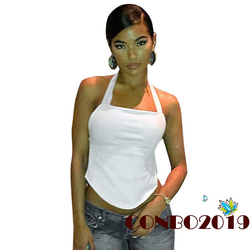 Áo Thun Sát Nách Hở Lưng Màu Sắc Thời Trang Dành Cho Nữ