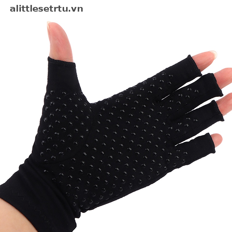 Găng Tay Hở Ngón Chống Trượt Hỗ Trợ Giảm Đau Khớp