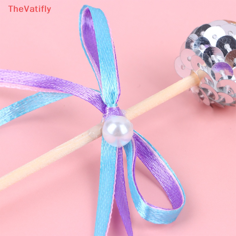 [Thevalifly] 1 Cây Cắm Trang Trí Bánh Kem Bằng Nhựa Nhiều Màu Sắc Ngẫu Nhiên