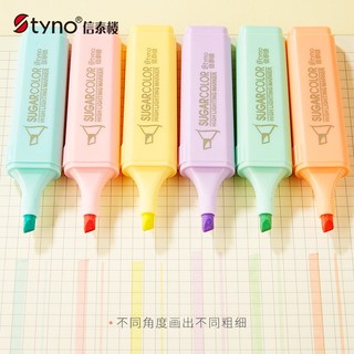Bút đánh dấu highlight dạ quang 18 màu lựa chọn