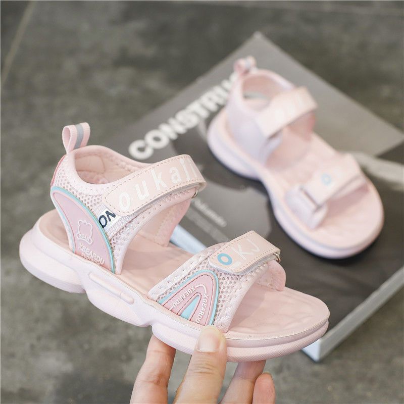 Giày Sandal Công Chúa Đi Biển Mùa Hè Phong Cách Mới 2023 Cho Bé Gái 3-16 Tuổi