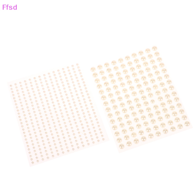 Hạt Đá Giả Ngọc Trai Bằng Acrylic Kích Thước 3 / 4 / 5 / 6mm Dùng Trang Trí