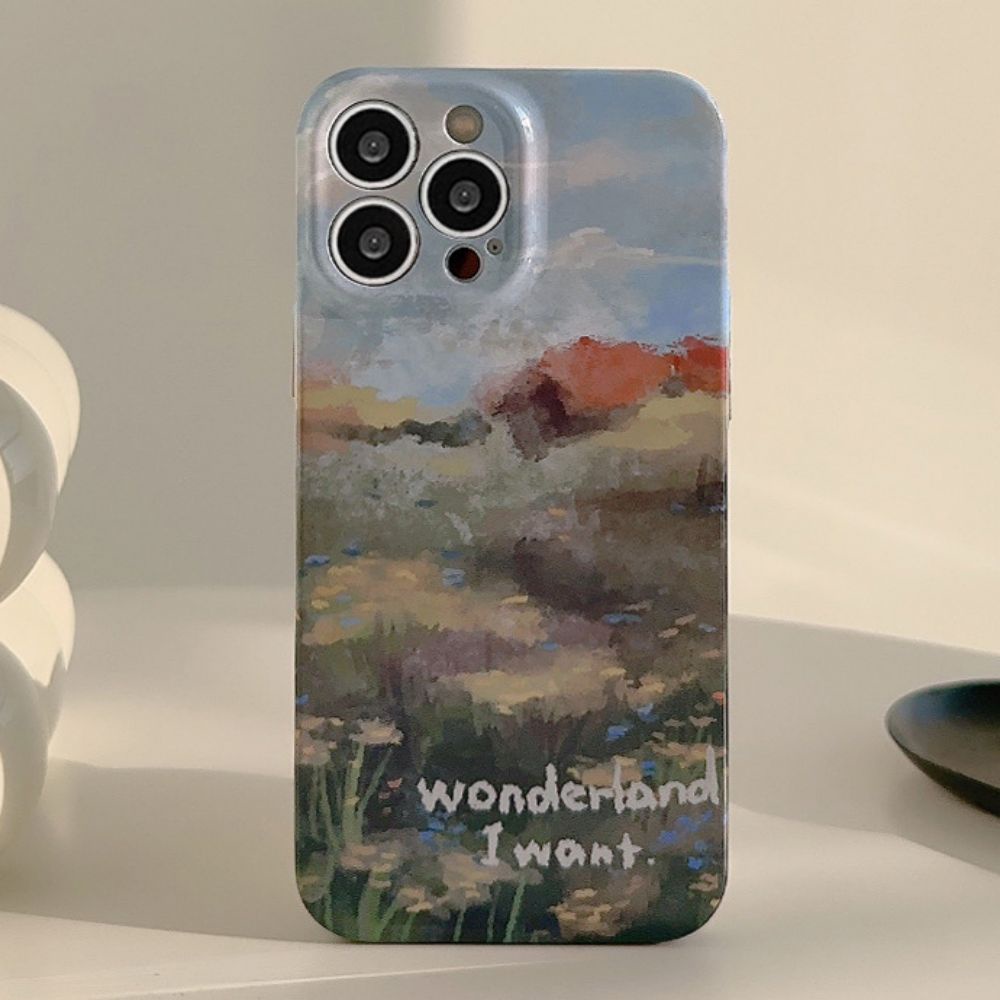 Ốp Điện Thoại TPU Mềm Chống Sốc Họa Tiết Tranh Sơn Dầu Cho IPhone 14 Pro Max 13 12 11 Pro Max