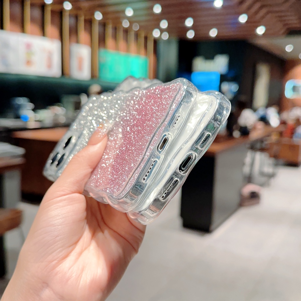 Ốp Điện Thoại tpu Mềm Trong Suốt In Họa Tiết Kim Cương &amp; Ngọn Lửa Cho iPhone 6 7 11 12 13 14 plus x xs xr xsmax pro promax