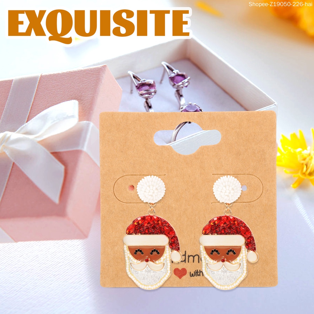 Bộ 100 Tấm Giá Đỡ Vòng Tay / Dây Chuyền Bằng Giấy Kraft Màu Trơn