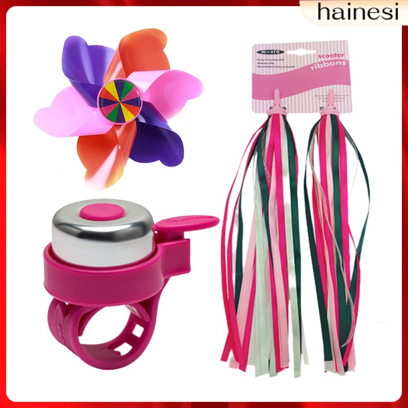 Set 3 Chong Chóng Gió Xe Đạp Màu Hồng Cho Bé Gái