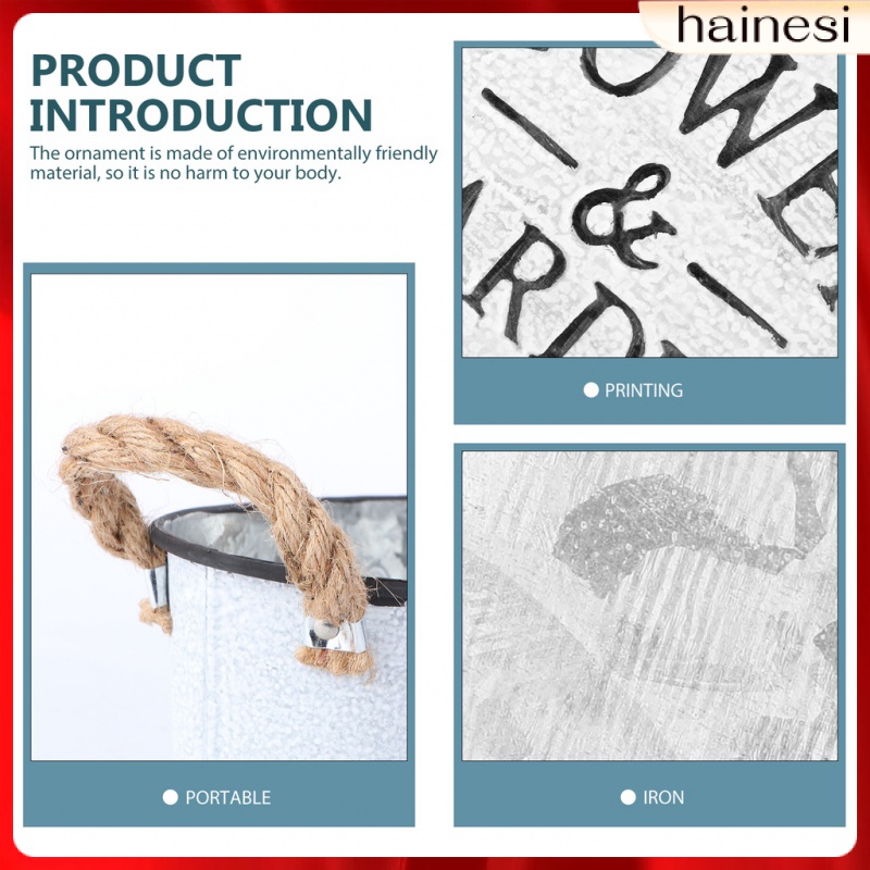 Chậu Hoa Bằng Thiếc Phong Cách Pháp Độc Đáo Trang Trí Nhà Cửa