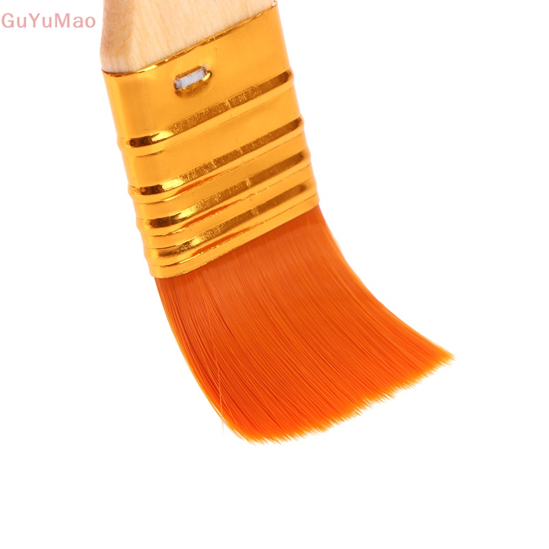 Bộ 6 Cọ Vẽ Màu Nước Có Tay Cầm Bằng Acrylic Tiện Dụng Diy