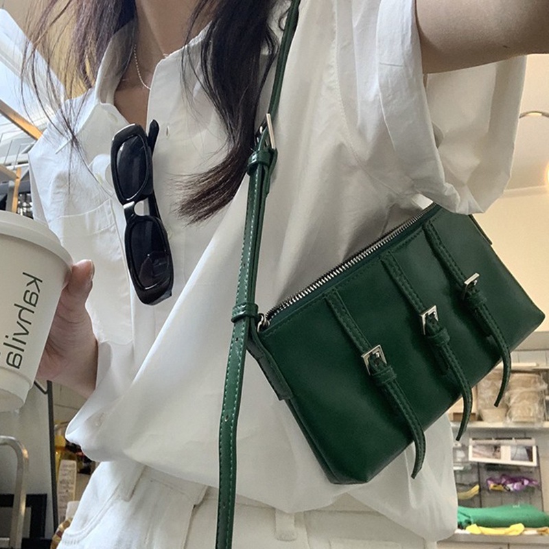 Ielgy Túi Đeo Chéo Vai Thời Trang Hàn Quốc niche Cá Tính Cho Nữ