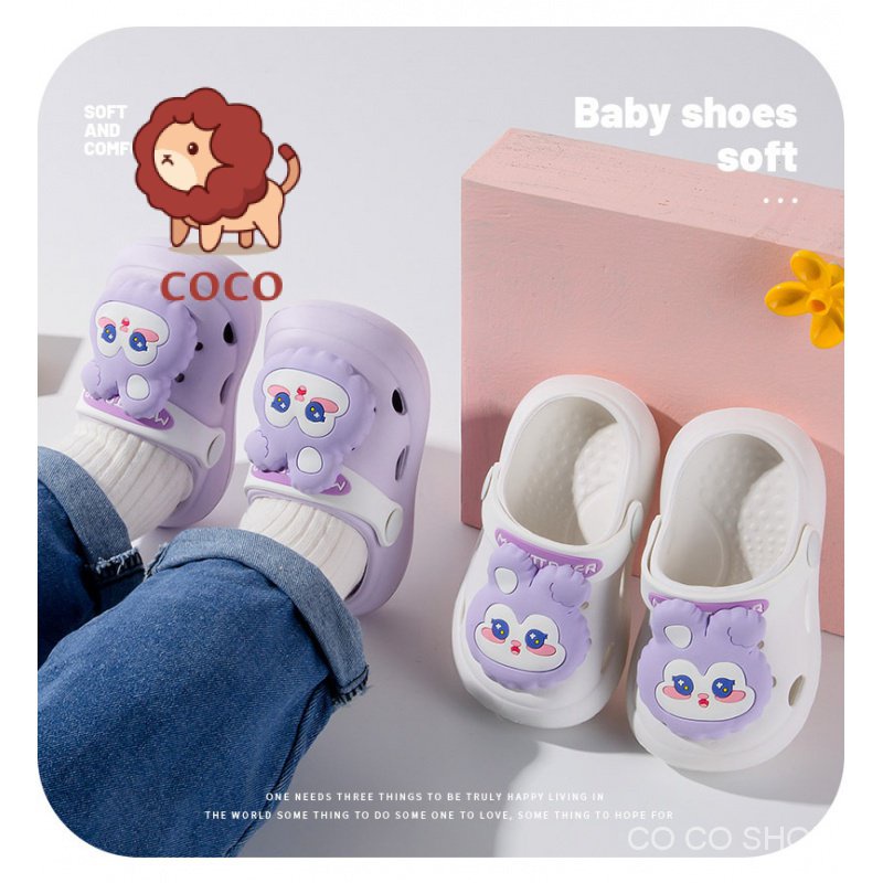 Dép Sandal Xỏ Ngón Chống Trượt Họa Tiết Hoạt Hình Thời Trang Mùa Hè Cho Bé Trai Và Gái