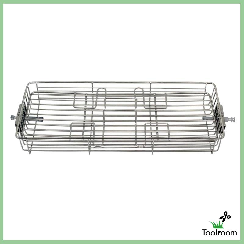 Lồng Xoay Nướng BBQ Bằng Thép Không Gỉ Cho Lò Vi Sóng 25-30L