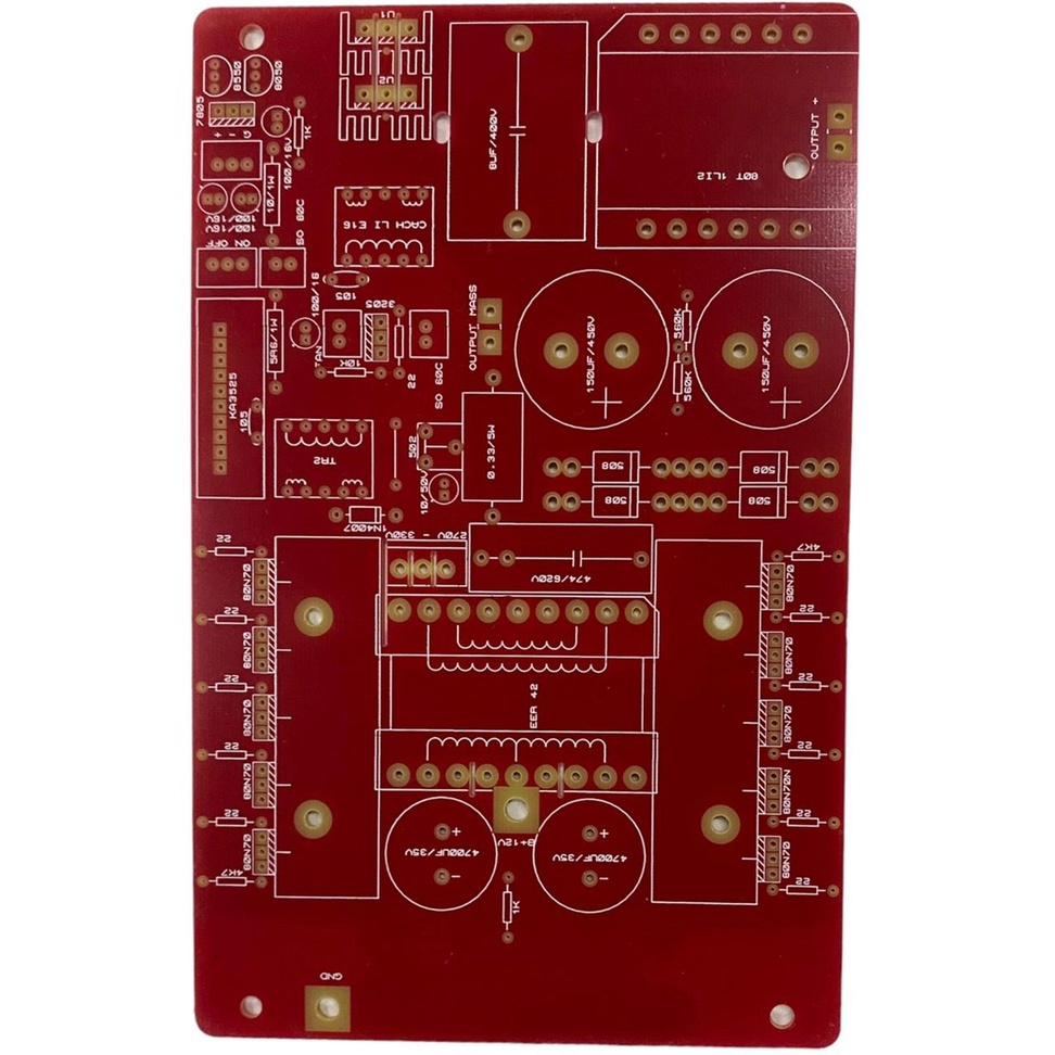 PCB bo mạch kích điện 10 fet cách ly PIC - LinhKien HD