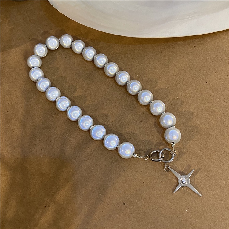 Vòng cổ Chuỗi Hạt Hình Thánh Giá Màu Dạ Quang Phong Cách Hip Hop