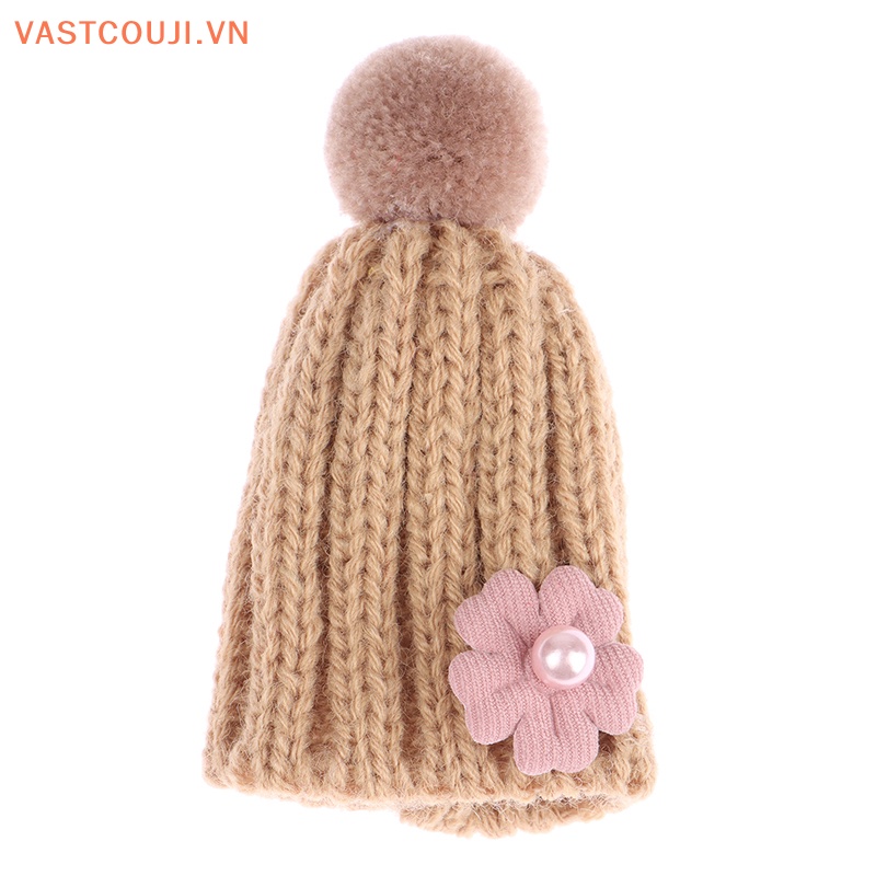 1 Mũ beanie Đan Thủ Công Thời Trang Cho Nhà Búp Bê 1: 6