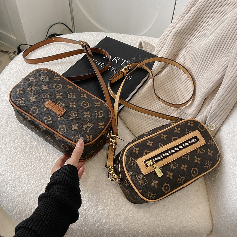 Túi Đeo Vai Hình Vuông Cỡ Nhỏ Phong Cách Pháp Cổ Điển Sang Trọng Thời Trang Cho Nữ