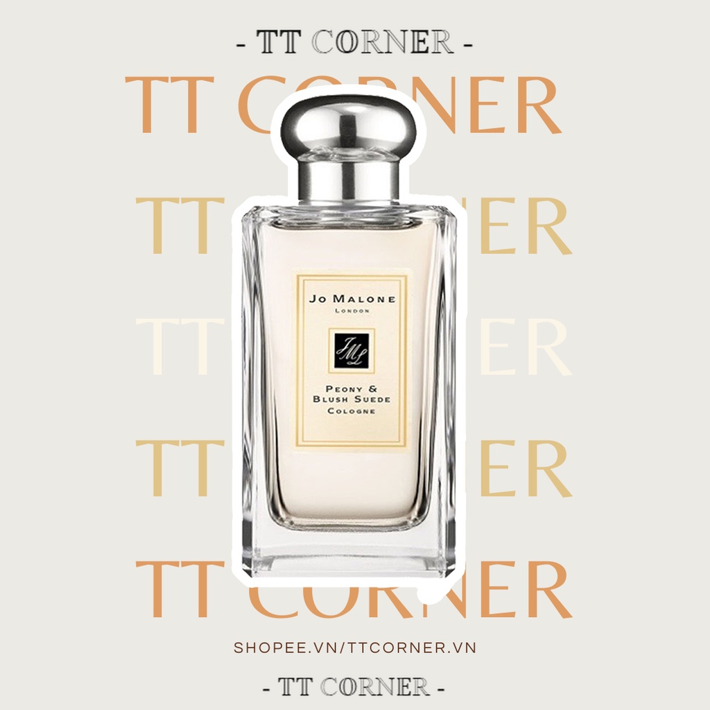 Nước hoa dùng thử Jo malone Peony & Blush Suede Cologne 5ml/10ml/20ml - 𝕋𝕋 ℂ𝕆ℝℕ𝔼ℝ -