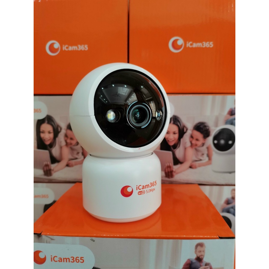 Chính Hãng Camera icam365 Chính hãng 11 LED, Quan sát 360 độ, Hình ảnh 5Mpx Ultra, Tầm nhìn ban đêm Full Color