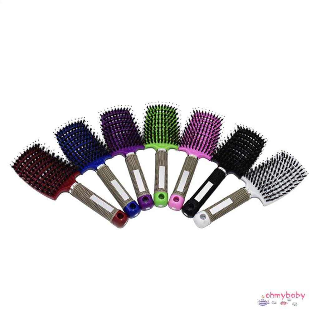 [Ready] Cong Lông Massage Lược Làm Tóc Chải Mượt Uốn Tạo Kiểu Thẳng [Z/9]