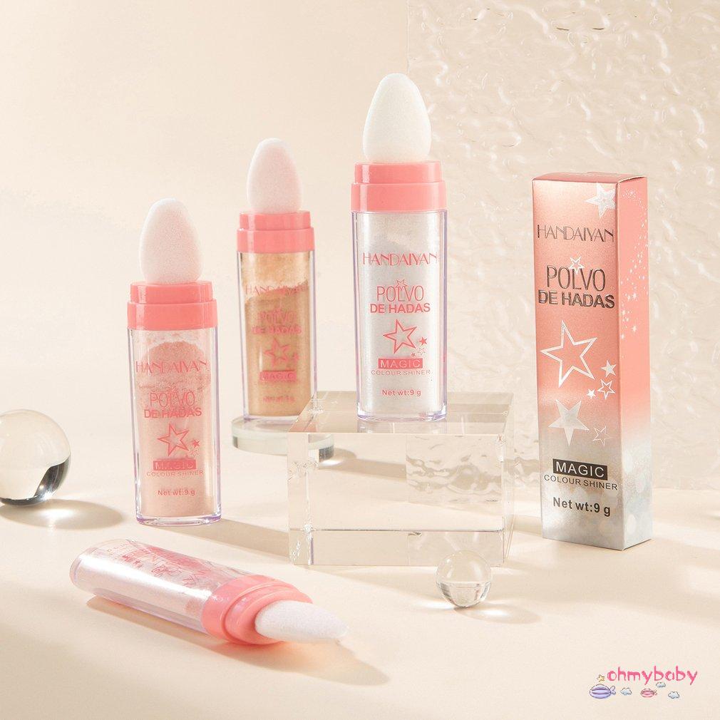 [Ready] 9G Cao Cấp Bột Lấp Lánh Di Động Shinning Viền Phấn Má Hồng Trang Điểm Cho Mặt Cơ Thể Nổi Bật [Z/8]