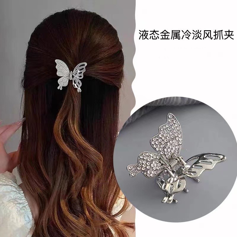 Kẹp Tóc Đính Nơ Và Ngọc Trai Nhân Tạo Thiết Kế Nhỏ Nhắn Thời Trang Cho Nữ