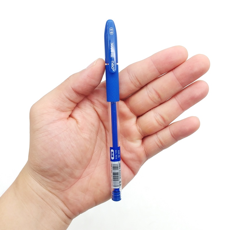 Bút Gel 0.5 mm - Deli G50-BL - Mực Xanh