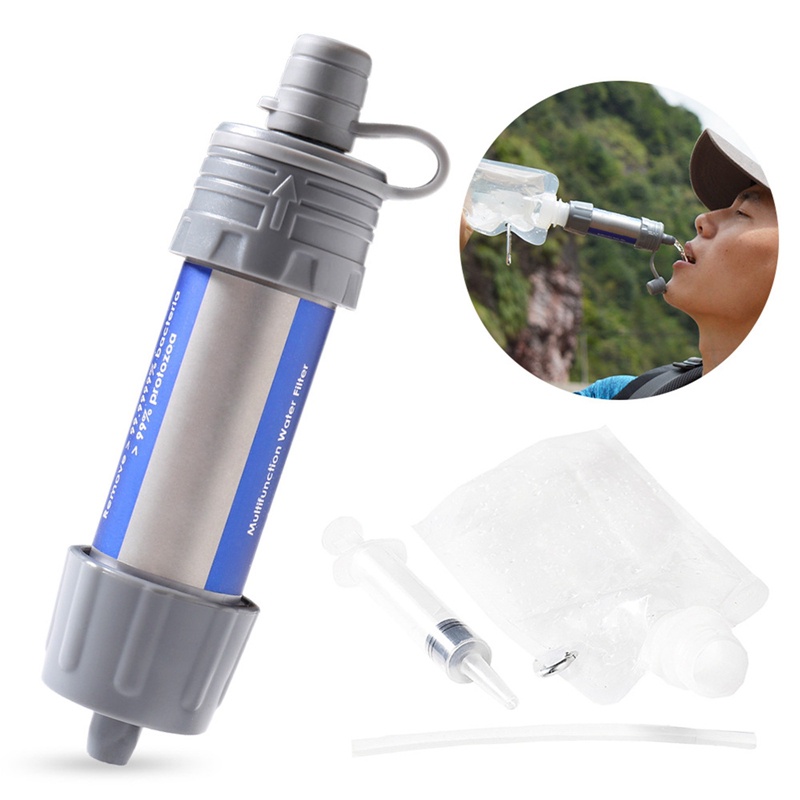 Ống Lọc Nước Sinh Tồn Khẩn Cấp Di Động Cho Hoạt Động Ngoài Trời