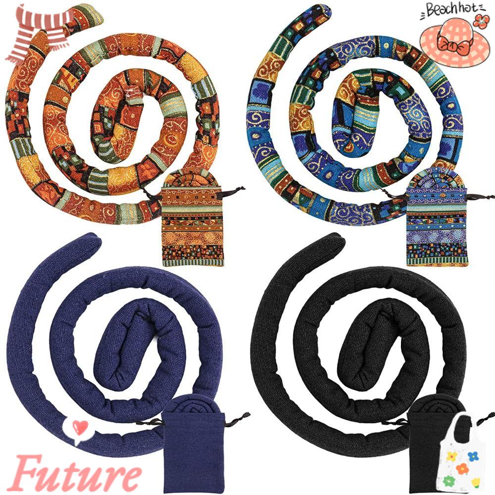 Dây Buộc Tóc Dạng Xoắn Ốc Có Thể Uốn Cong Kèm Túi Đựng