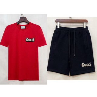 Quần short cotton nam thêu chữ mới gucc1 size s-4xl