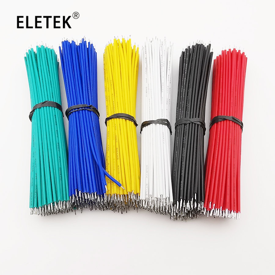 Set 100 Dây Điện PVC Linh Hoạt 24AWG PCB 5-20CM Chuyên Dụng Dành Cho Bảng Mạch Breadboard