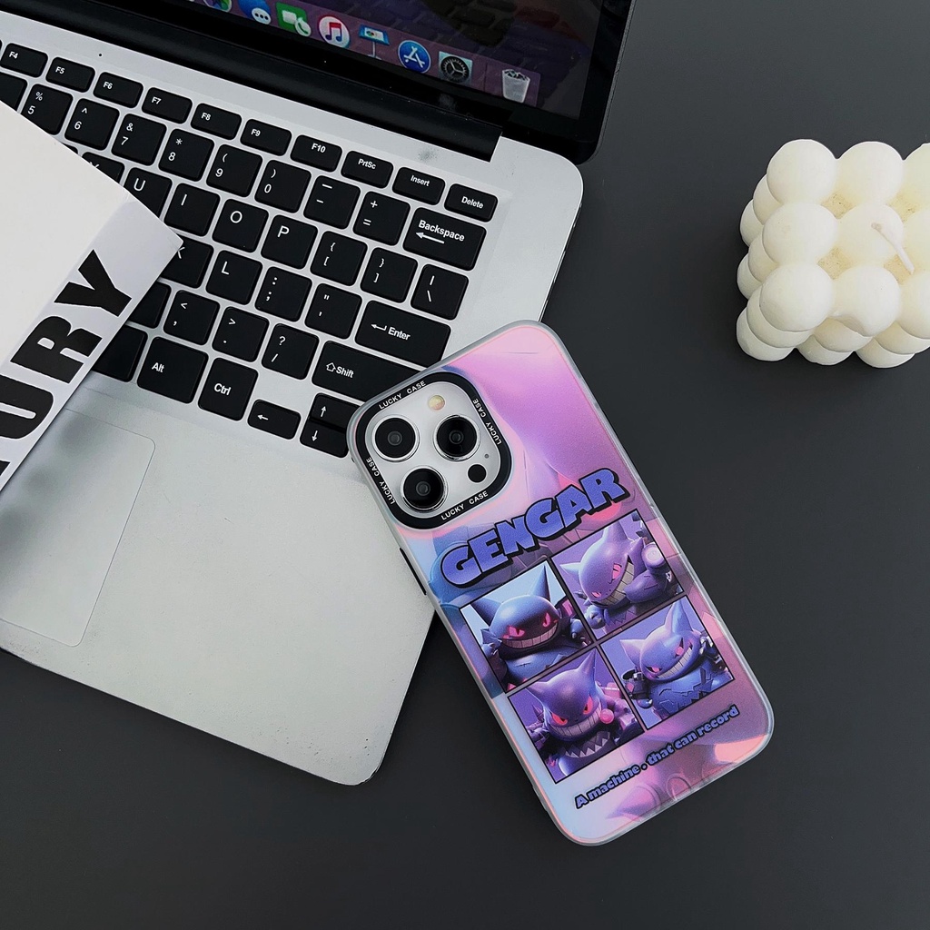 Ốp Điện Thoại Tpu Dẻo Màu Laser Họa Tiết Hoạt Hình Dễ Thương Chống Sốc Cho iPhone 14 13 12 11 PRO MAX