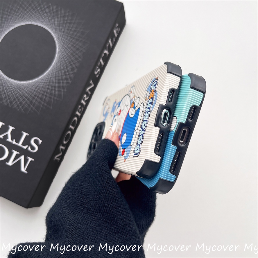 Ốp Điện Thoại TPU Dẻo Họa Tiết Hoạt Hình Doremon Dễ Thương Cho iPhone 11 13 12 14 Pro Max X XR Xs Max 6 7 8 Plus