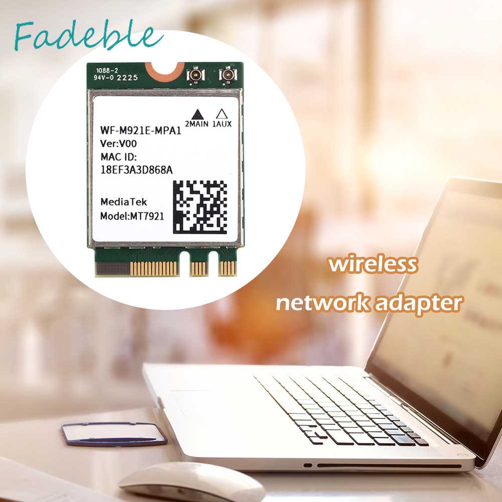 Thẻ Mạng Không Dây MT7921 1200Mbps Băng Tần Kép 2.4Ghz / 5Ghz Cho Laptop