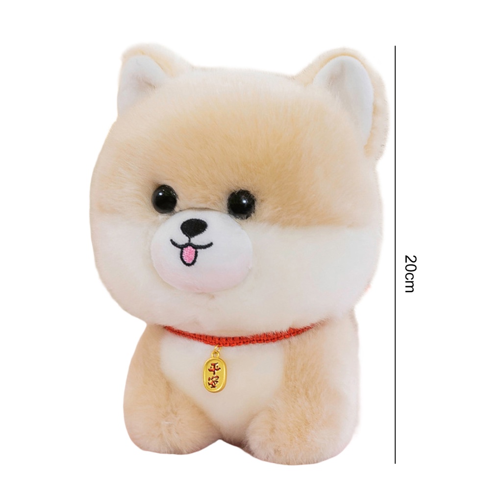 Thú Nhồi Bông Hình Chó Corgi Pomeranian Husky Bichon Frise Yorkshire Dễ Thương 20cm