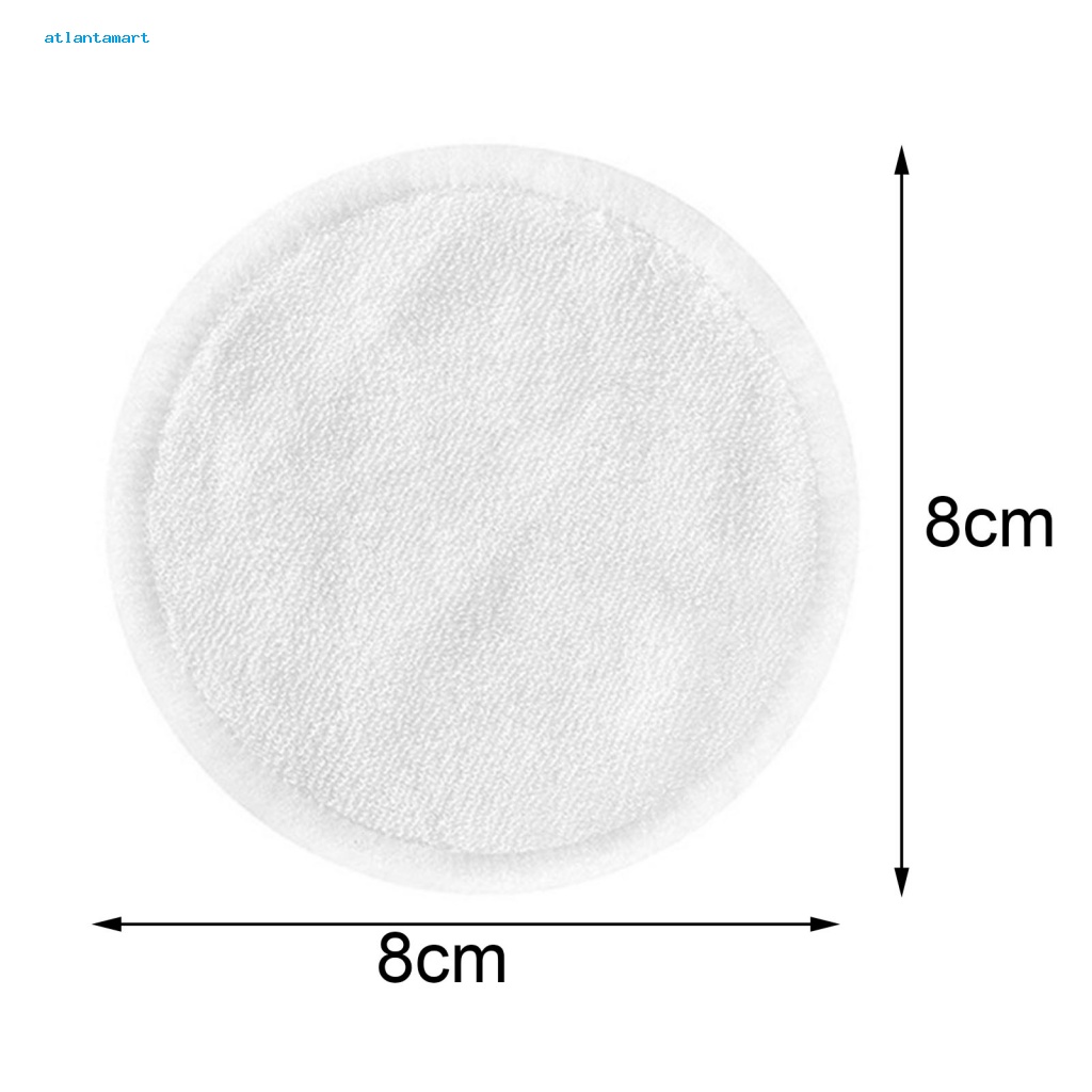 Túi Đựng Đồ Dùng Cao Cấp Tiện Dụng| Bộ 20 Miếng Bông Tẩy Trang Bằng Vải Cotton Tre Tự Nhiên Thấm Hút Nước Mạnh Có Thể Giặt Sạch