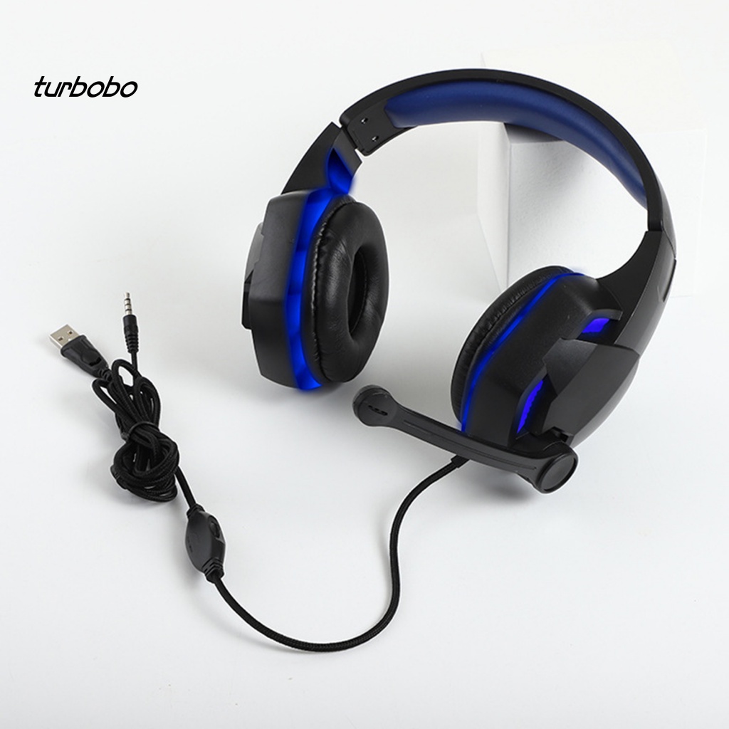 Tai Nghe Chơi Game Có Dây Chống Ồn Hiệu Ứng Ánh Sáng turbobo G2000