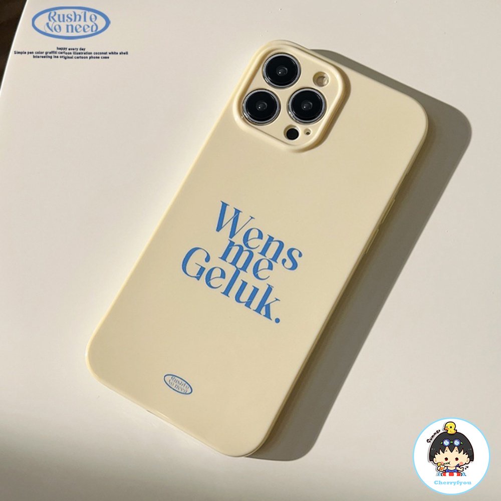 Ốp Điện Thoại TPU Mềm Chống Sốc Chống Dấu Vân Tay In Chữ Cho IPhone 11 12 13 14 Pro Max