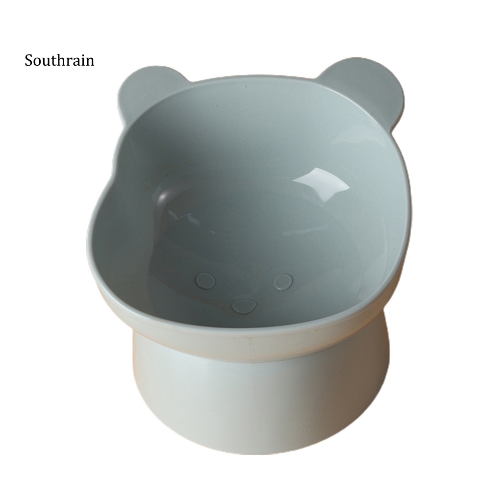 Tô Đựng Thức Ăn Cho Thú Cưng Chống Rơi Vỡ Chống Thấm Nước Hình Gấu Nghiêng