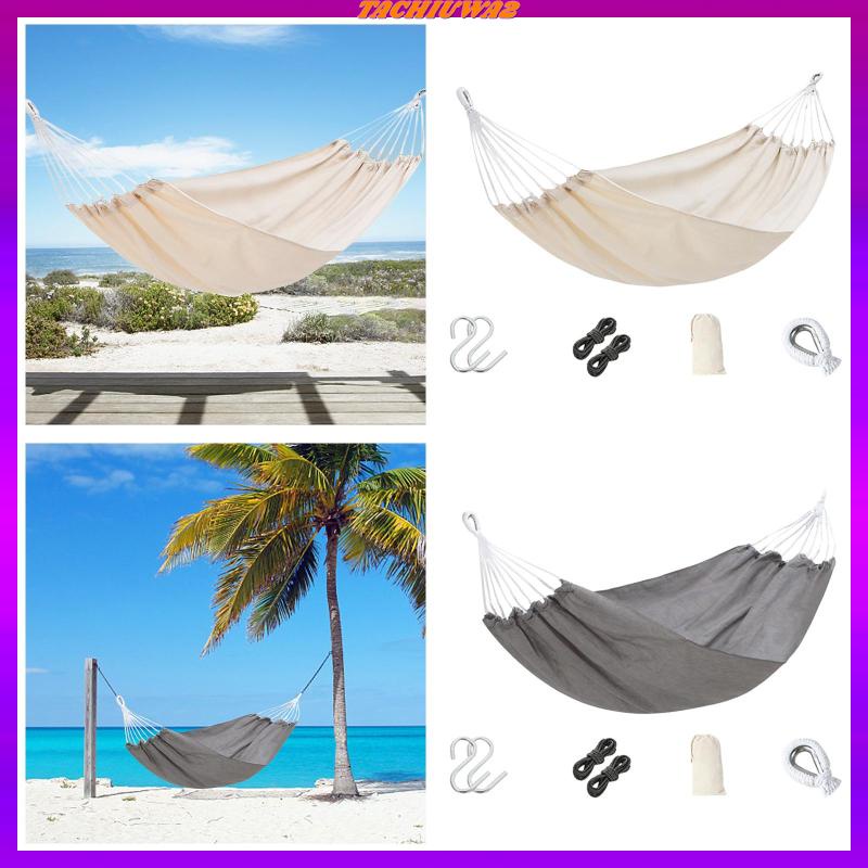 Võng Vải Bạt Bền Kèm Túi Đựng Mang Theo Khi Ngủ Ngoài Trời Tachiuwa2