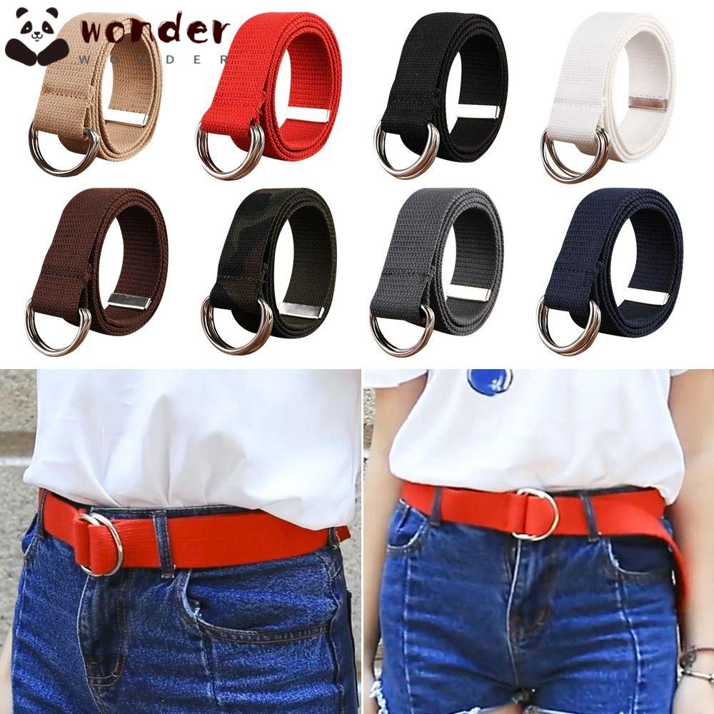 Thắt Lưng Bện Nylon WONDER Thời Trang Đa Năng|Thắt Lưng Bện Dây Có Khóa Độc Đáo Thời Trang