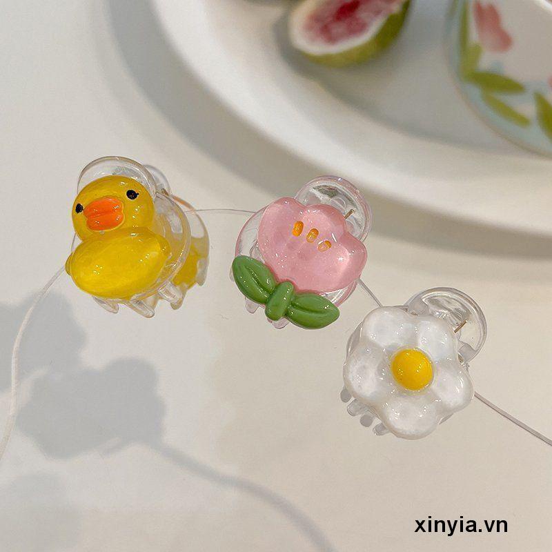 Kẹp Tóc Cỡ Nhỏ Họa Tiết Hoạt Hình Dễ Thương Thời Trang Mùa Hè Cho Bé Gái