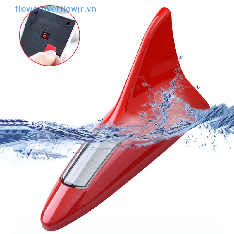 Ăng Ten Vây Cá Mập Có Đèn LED Sử Dụng Năng Lượng Mặt Trời Cho Xe Hơi
