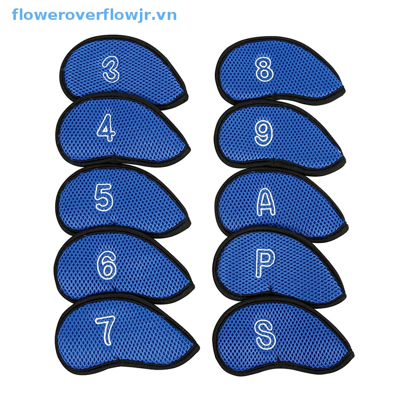 Bộ 10 Vỏ Bọc Bảo Vệ Đầu Gậy Đánh Golf Chuyên Dụng