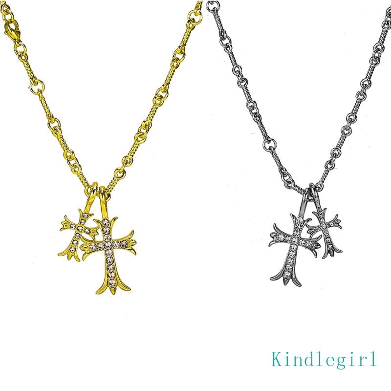 Vòng Cổ Choker Mặt Thánh Giá Đính Đá Cổ Điển