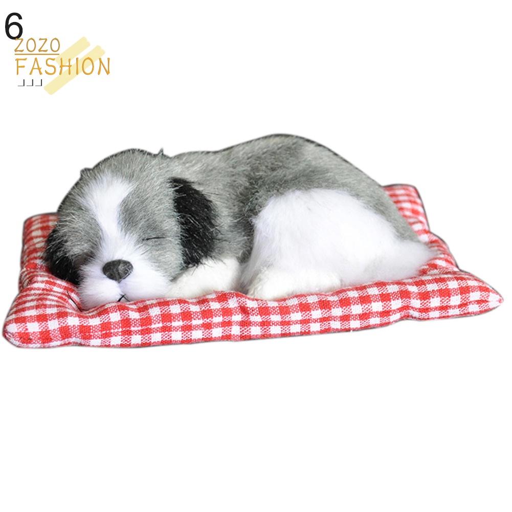 Thú Nhồi Bông Hình Chú Chó Đang Ngủ Dễ Thương Có Âm Thanh Độc Đáo