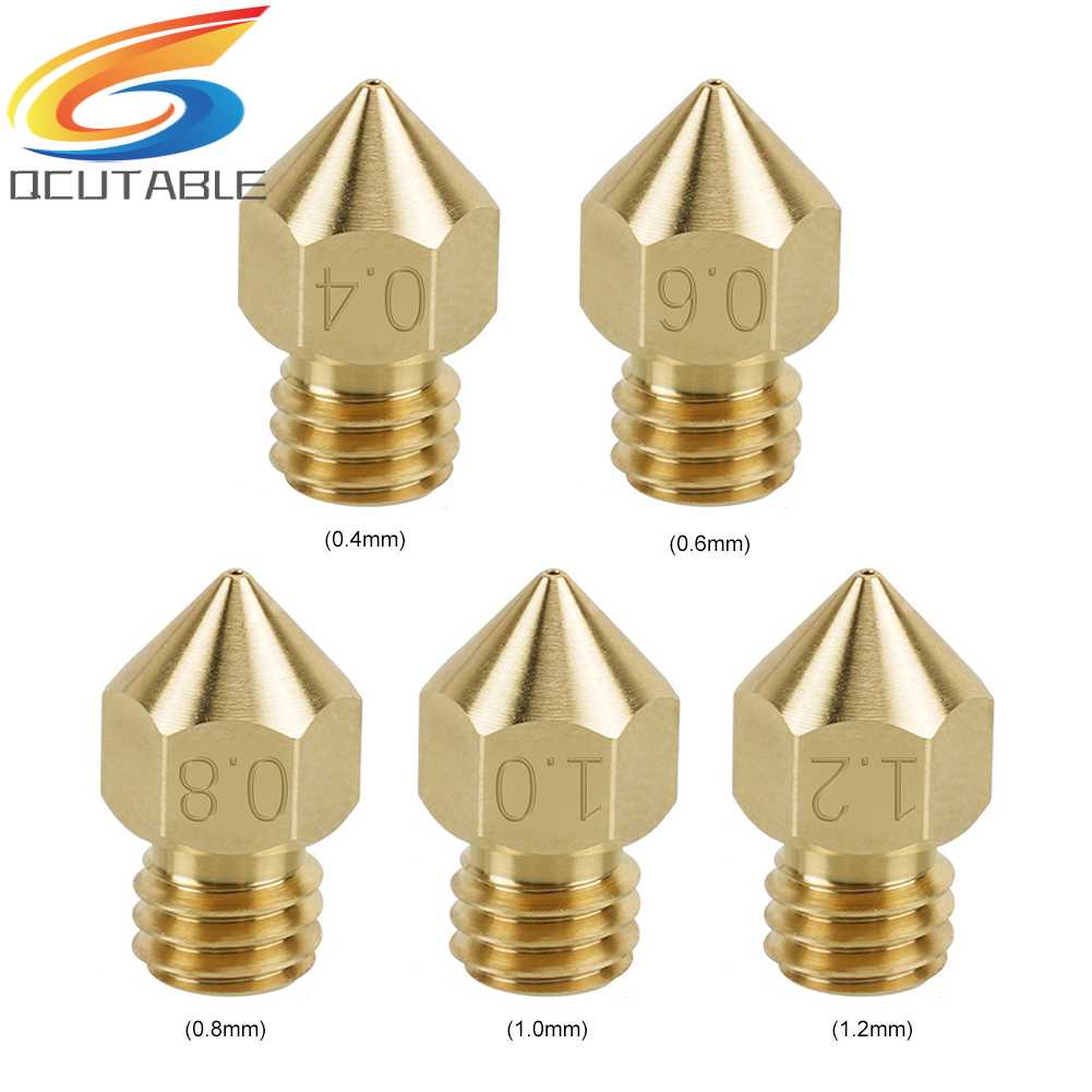 Vòi Phun Máy In 3D 0.4 / 0.6 / 0.8 / 1.0 / 1.2mm MK8