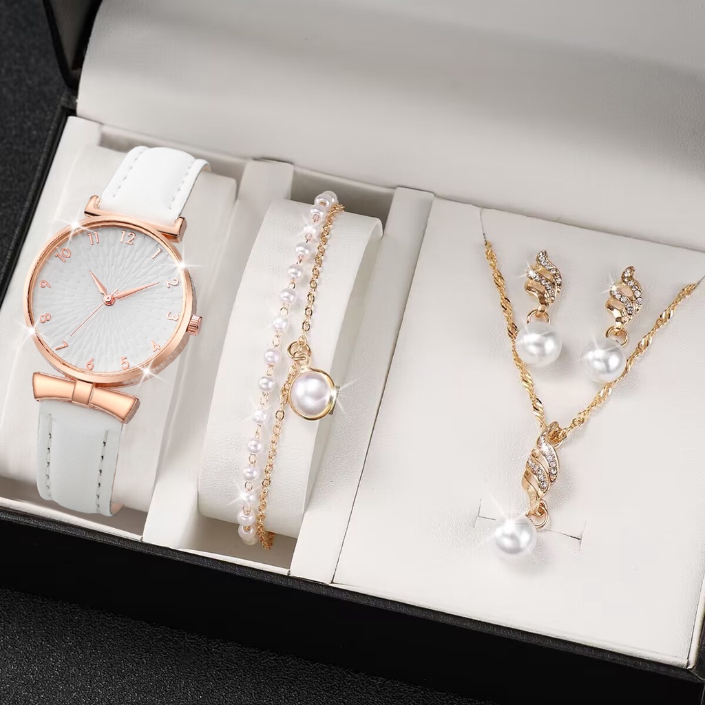 Đồng Hồ Dây Da Mặt Trái Tim Thời Trang Cho Nữ